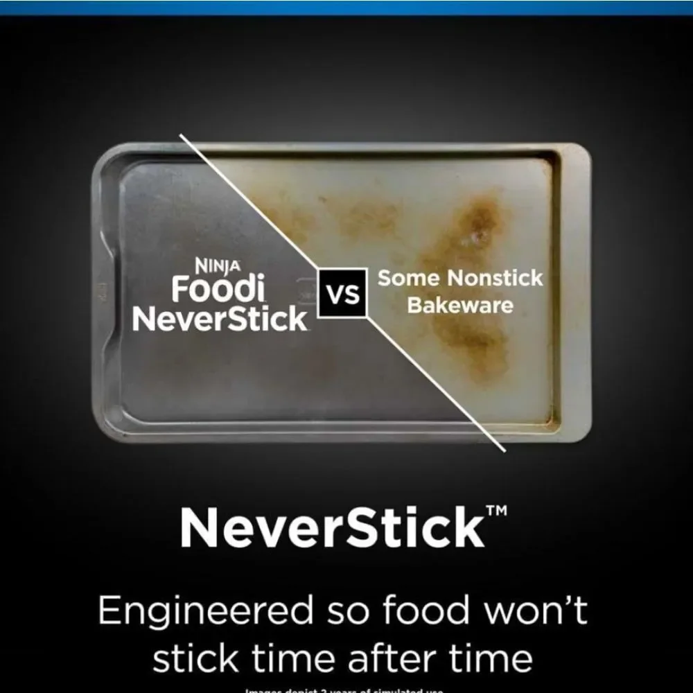 Ninja Never Stick Essential 2-Piece Baking Sheet &‎ Rack Set